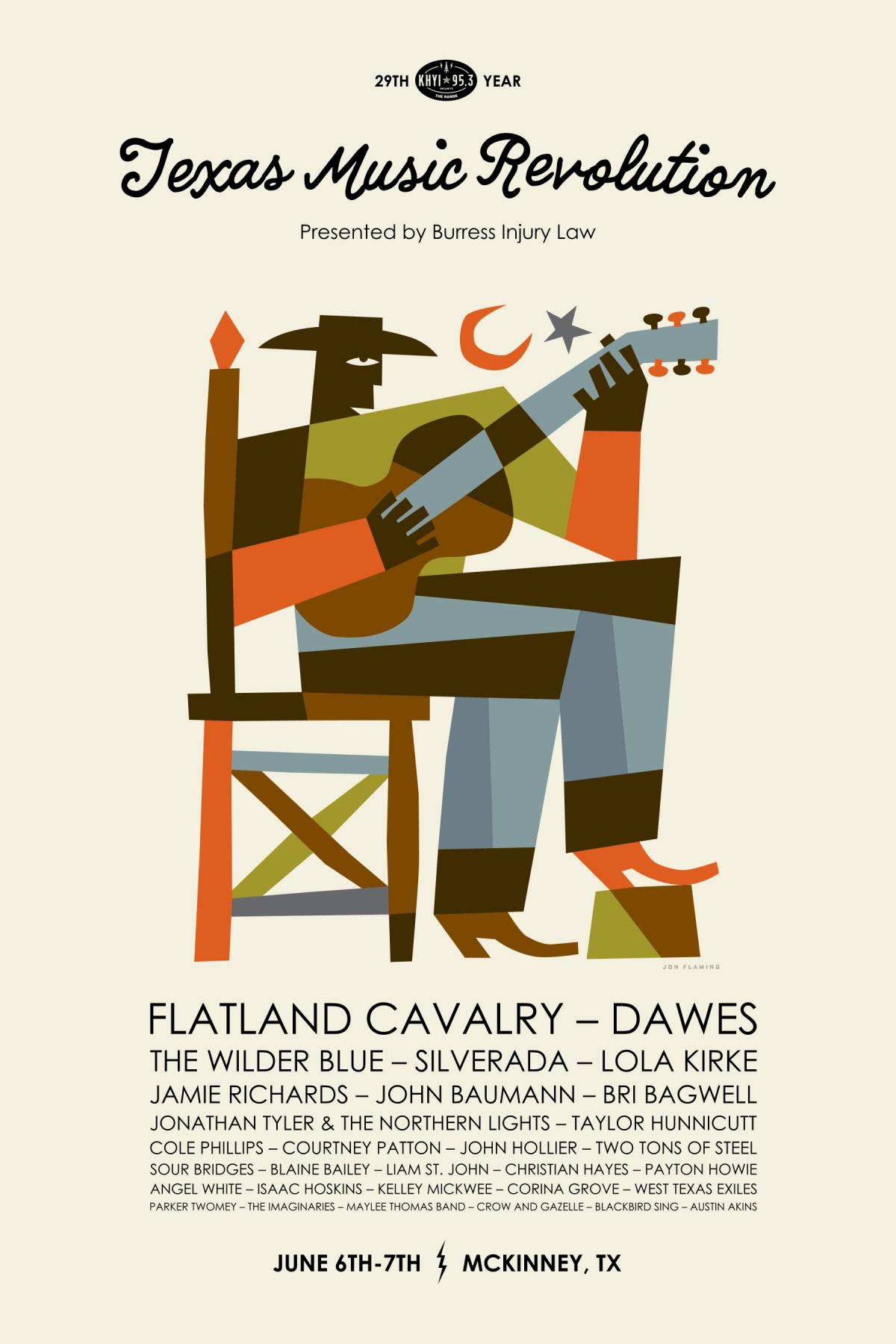 KHYI’s 29th Annual Texas Music Revolution June 6 – 7